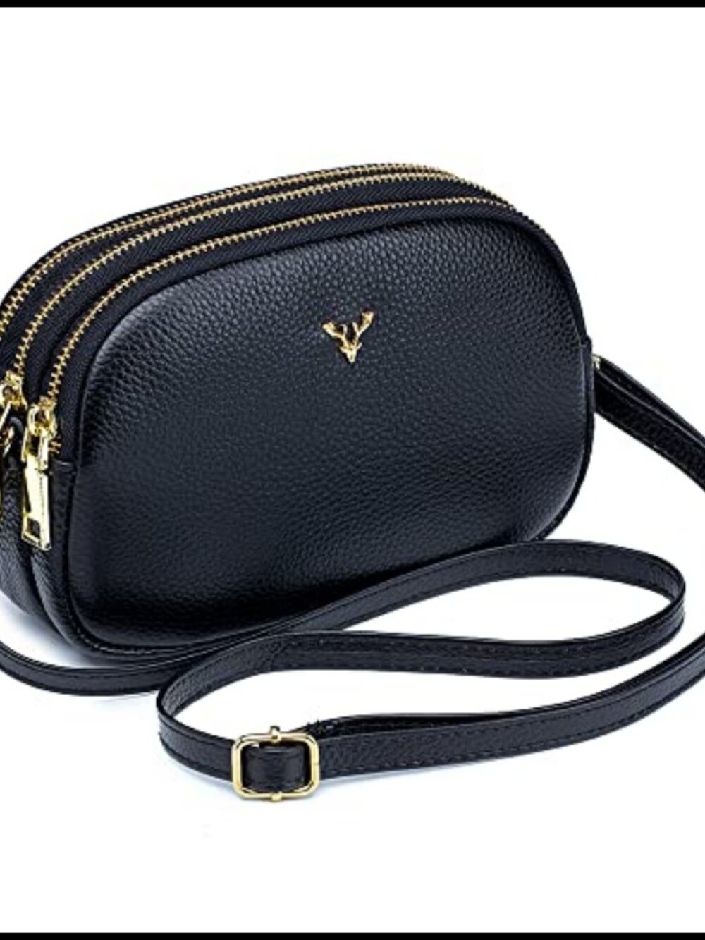Genuine Leather Crossbody Bag Small Shoulder Handbag Cellphone Purse